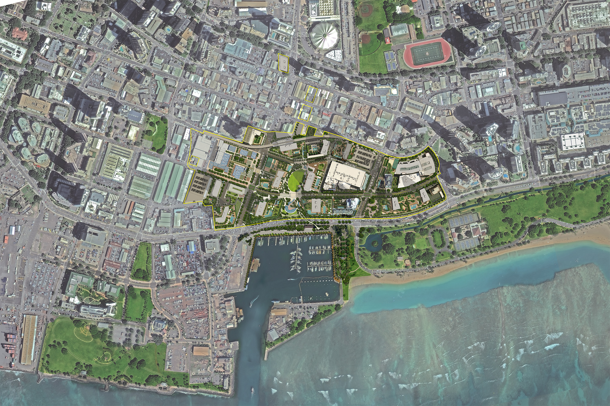 SCB's Ward Village Master Plan. Planning and Urban Design. Planning Strategies. Urban Design.