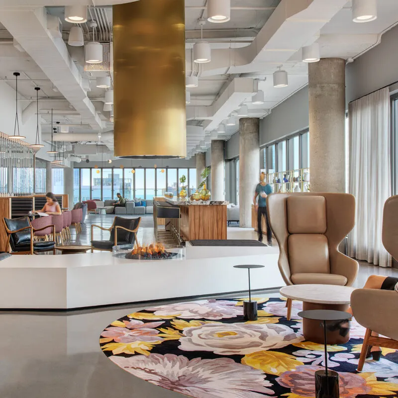 SCB's 303 East Wacker. Architecture. Adaptive Reuse and Renovation. Interior Design. Repositioning.