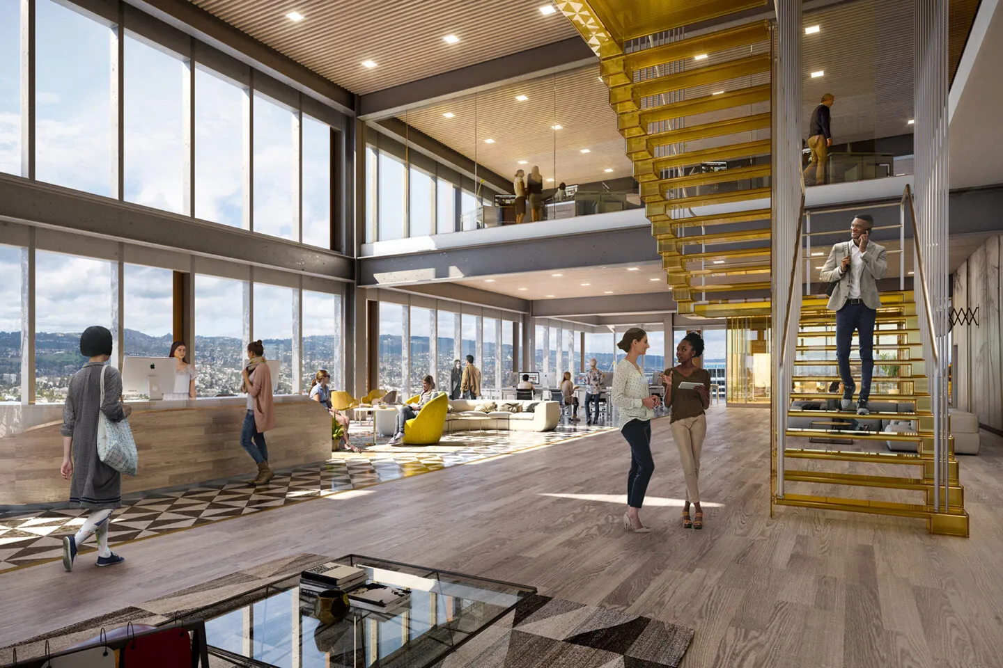 SCB's Telegraph Tower. Interior Design. Workplace.