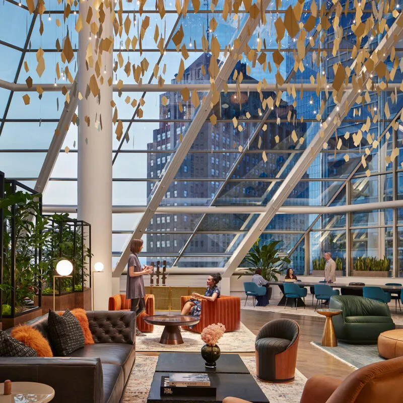 SCB's One South Wacker. Interior Design. Repositioning.