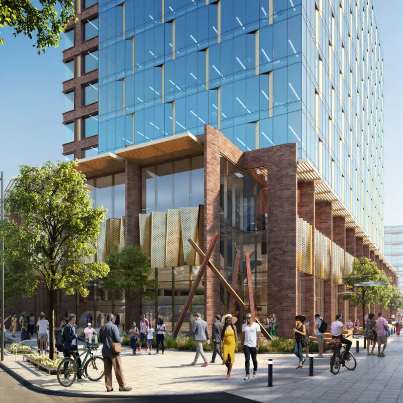 SCB's 400 North Elizabeth. Architecture. Mixed-use. Retail. Office. Science. Technology.